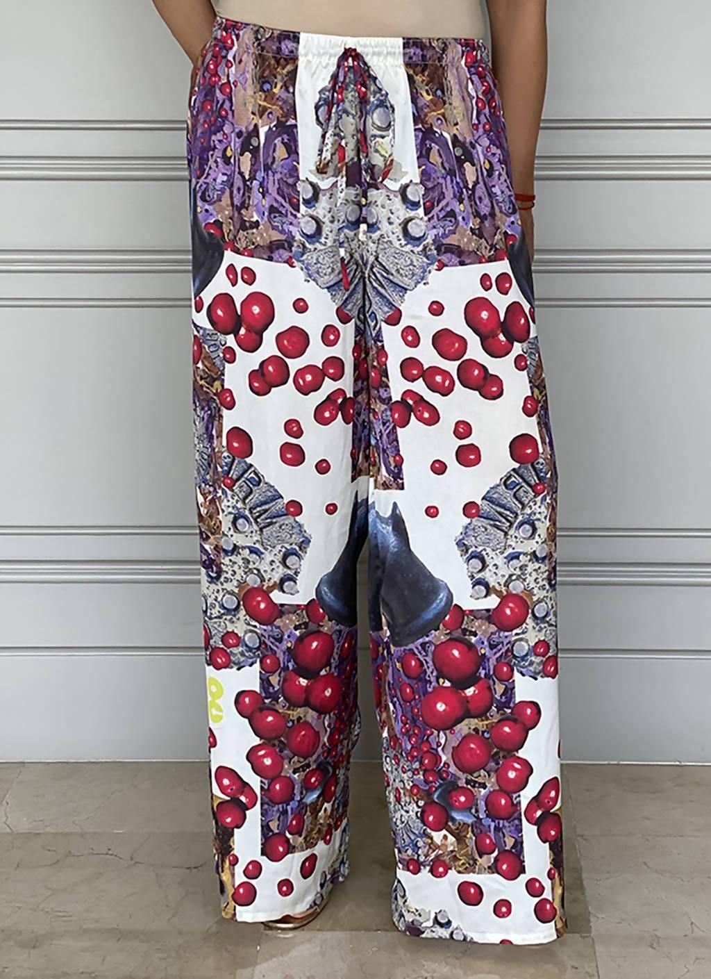 "Cherry Storm" Palazzos - Meraki Store