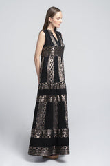 Maxi Sleeveless Black Dress - Meraki Store