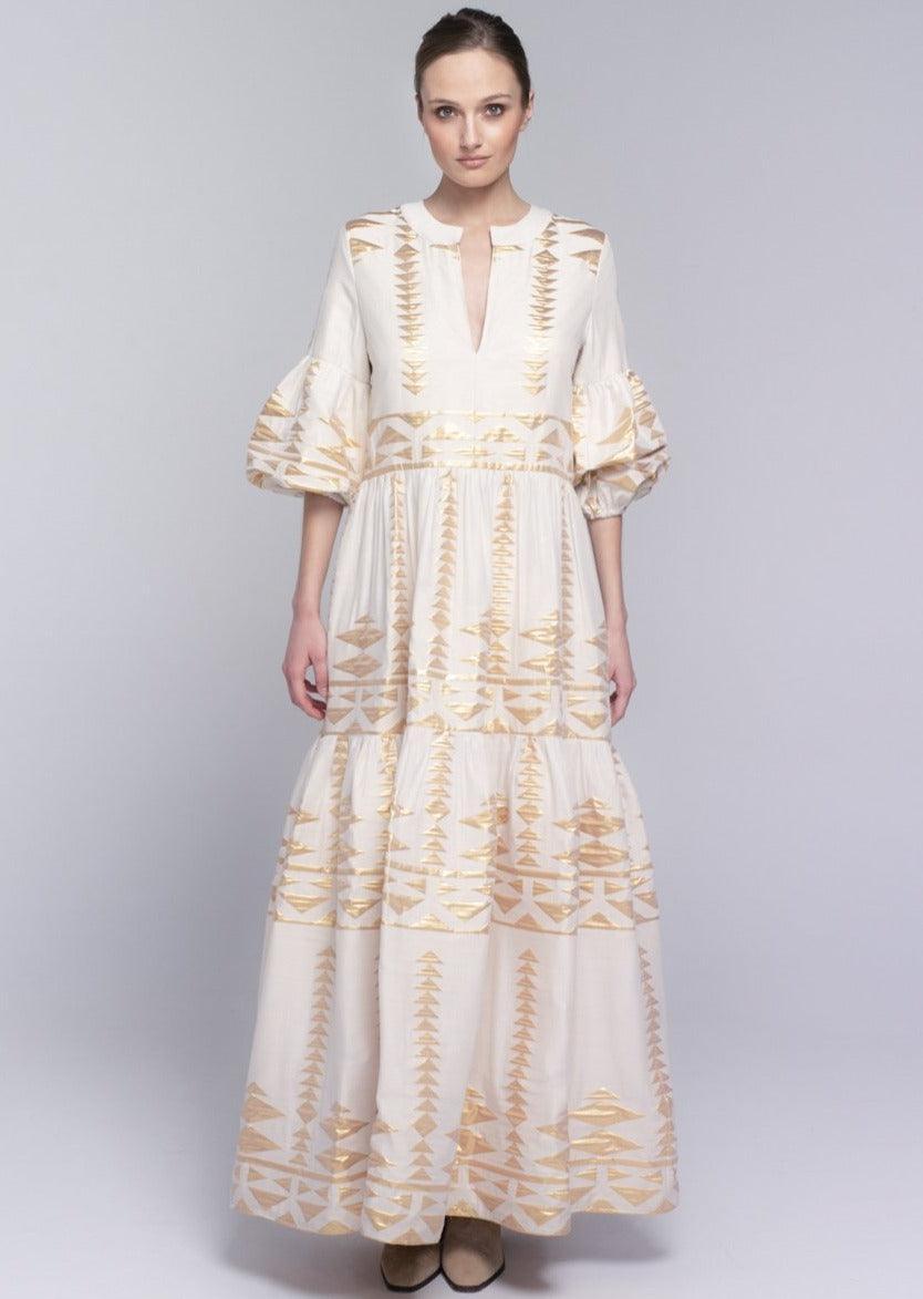 Maxi Gold Dress - Meraki Store