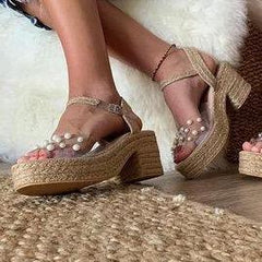 Cuban Heels Pearls - Meraki Store