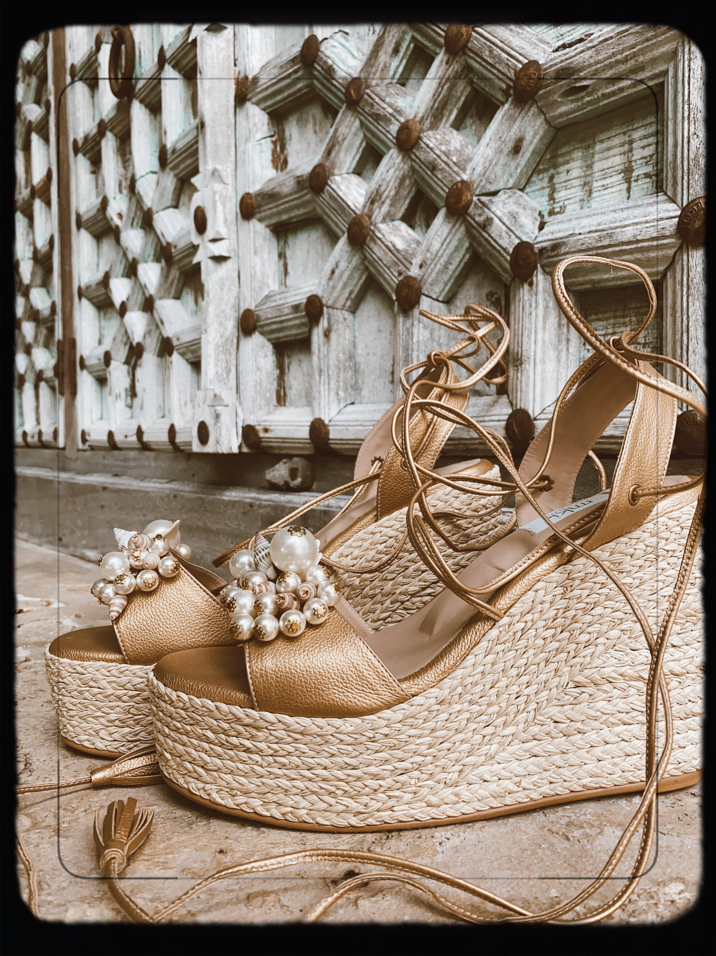 Gina Wedge Pearls - Meraki Store