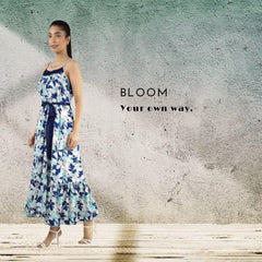 BLOOM Blue Dress - Meraki Store