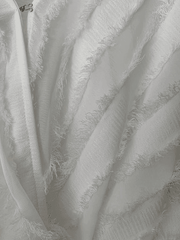 Mini Feather White Dress - Meraki Store